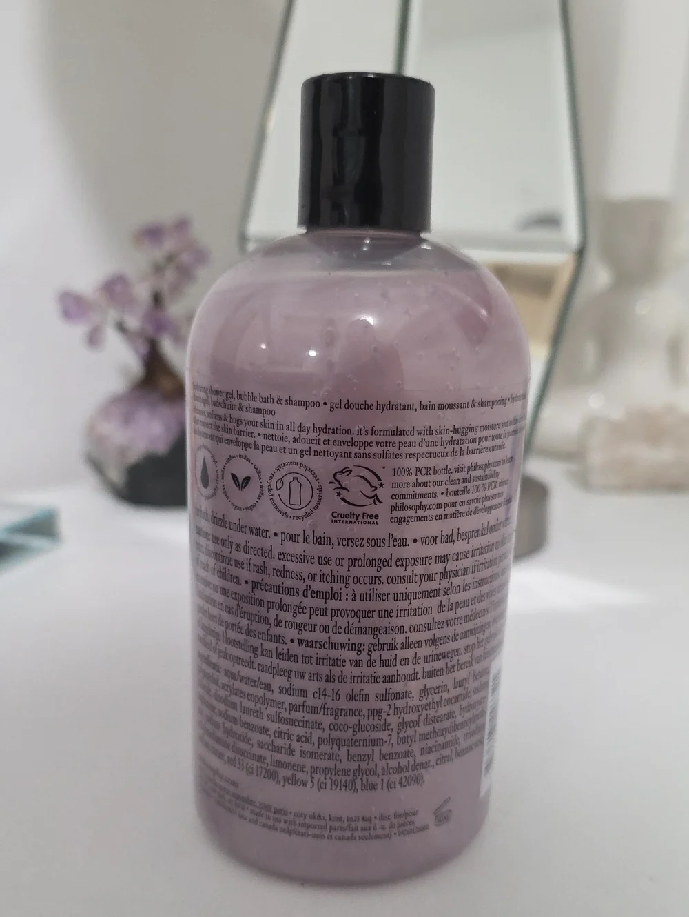 Philosophy Pink Frosted Animal Cracker Shampoo Shower Gel & Bubble Bath 16 oz.